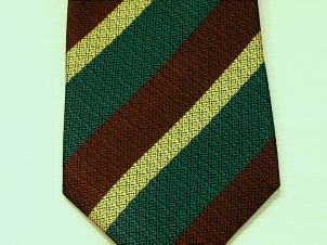 Royal Dragoon Guards non crease silk striped tie 32 - Click Image to Close